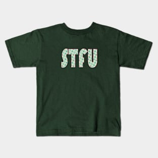 STFU - Green Circles 2 Kids T-Shirt